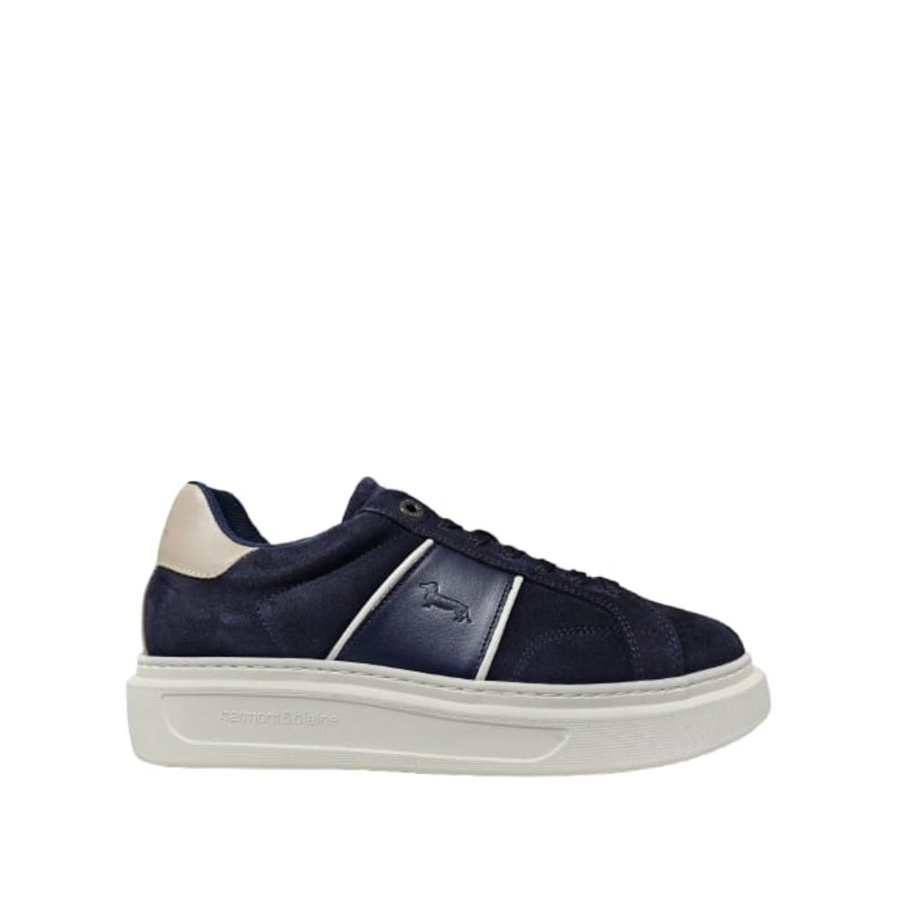 HARMONT AND BLAINE NAVY BLUE BOLD SNEAKERS